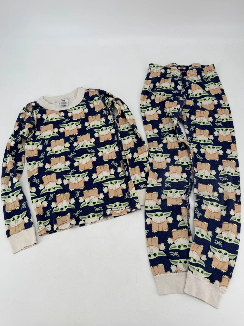 Hanna Andersson Star Wars Baby Yoga Grogu Pajamas 130 8